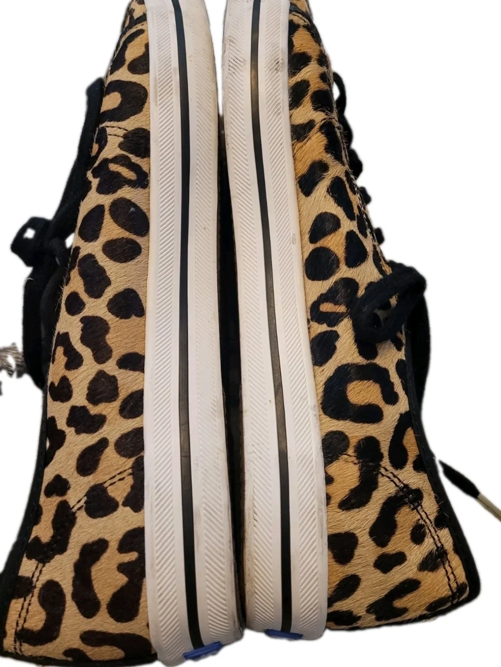 Keds x Kate Spade New York Womens 11 Leopard Calf Hair Sneakers WH59825